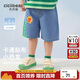 齊齊熊男童牛仔短褲純棉小童寶寶褲子夏款兒童五分褲夏裝薄款
