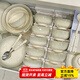 冪律釉下彩簡約風(fēng)碗盤餐具家用餐具整套碗盤碗碟碗筷套裝喬遷搬家禮物 【湯碗禮盒裝】6人食 26件套