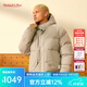MITCHELL & NESS秋冬新品Lifestyle情侶羽絨服冬季防風(fēng)衣保暖外套 短款連帽-淺灰 L