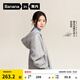 蕉內（Bananain）【劉浩存同款】非常服503Relax男女針織連帽休閑外套百搭顯瘦衛衣 【劉浩存同款】中麻灰 M