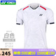 YONEX新款尤尼克斯羽毛球服速干短袖透氣yy運動(dòng)比賽服T恤上衣 110084白色 男款 XL