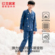 紅豆居家（Hodohome）【商場(chǎng)同款】男童睡衣緊密紡精梳棉開(kāi)衫長(cháng)袖長(cháng)褲家居服519 140