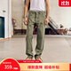Levi's李維斯男士565寬松直筒工裝美式復古簡(jiǎn)約通勤時(shí)尚休閑褲 軍綠色 32 (32)