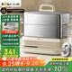 小熊（Bear）電蒸鍋 燉蒸煮一體自動斷電3層蒸鍋 全鋼0涂層多功能16.5L不銹鋼可涮火鍋電煮鍋DZG-BA7N6