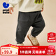 迷你巴拉【保暖抑菌】男女童長(cháng)褲加絨褲子冬新款 鐵灰20603 【蓄熱一體絨】 90