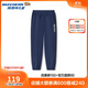 Skechers斯凱奇秋冬新款兒童加絨保暖針織長(cháng)褲男女童舒適休閑褲子L425K074