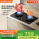 蘇泊爾（SUPOR）煤氣灶雙灶燃氣灶具家用天然氣防干燒灶臺5.2kW大火力67%熱效[家電國家補貼至高20%] 天然氣DG1