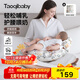 taoqibaby嬰兒哺乳枕多功能斜坡枕新生兒喂奶枕護腰防吐奶喂奶神器0-12月