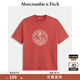 ABERCROMBIE & FITCH男裝25秋季美式復古百搭棉質(zhì)寬松印花圓領(lǐng)短袖T恤KI123-5277 暖栗色 M (180/100A)