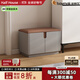 柏夢(mèng)可實(shí)木換鞋凳高端輕奢家用門(mén)口可坐鞋柜入戶(hù)坐凳一體玄關(guān)儲物穿鞋凳 UC-60淺灰色【60*35*42cm】