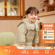 巴拉巴拉兒童棉服2023嬰兒棉襖冬裝保暖女童棉衣保暖甜美法式208423106001