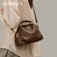 澳迪佳女神節禮物老婆真皮包包女2026年新款高級感手提包通勤女包斜挎包 檀棕【送女友老婆女生新年禮物走心實(shí)用】