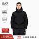 EMPORIO ARMANI/阿瑪尼官方旗艦EA7/新款男短款加厚防風(fēng)防水棉服外套秋冬 UC001-黑色 M  (推薦：135-150斤)