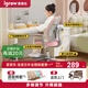 愛(ài)果樂(lè )（IGROW）兒童學(xué)習椅學(xué)生椅兒童座椅兒童椅子寫(xiě)字椅【升降腳踏 多維調節】