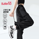 班尼路（Baleno）美式三防工裝褲子女2025春秋季新款高腰寬松街頭潮流兩穿休閑長褲