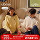 ubras純色舒適柔軟水果全棉家居服睡衣女短袖長(cháng)褲短褲套裝情侶款軟棉棉 【長(cháng)袖長(cháng)褲】男款-米白色 L
