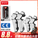 摩多狼（MOTOWOLF）摩托車(chē)護膝四季防摔機車(chē)護具騎行防風(fēng)防寒膝蓋護腿摩旅騎士裝備 白色 護膝+護肘[CE2級+快拆扣]