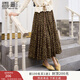香影波點(diǎn)碎花半身裙女2025秋季新款田園風(fēng)長款高腰超好看a字傘裙 黃花 M 160/64A/95-110斤