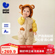 迷你巴拉【三防】羽絨連體衣嬰兒衣服寶寶小熊爬服加厚新款2025秋冬新品