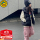 G.DUCKKIDS小黃鴨兒童羽絨棉服女童馬甲秋冬季中大童加厚坎肩上衣女孩衣服潮 黑色 150 尺碼11~12歲【140-150cm】cm