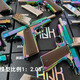 AQK1911漸變色變色龍全金屬合玩具槍復刻懷舊童年禮盒包裝 AQK1911新款變色龍 標配