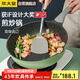 炊大皇 炒鍋不粘鍋 麥飯石色家用平底炒菜鍋32cm 電磁爐明火通用CG32ZQ