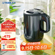 虎牌（TIGER）電熱水壺 雙層防燙 快燒水壺 PCG-G10C 1L電水壺 霧灰