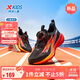 特步（XTEP）童鞋火鞋小童飛旋科技旋轉扣兒童網(wǎng)革運動(dòng)鞋 黑/狀元紅 31