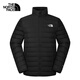The North Face北面羽絨服男立領(lǐng)戶(hù)外保暖高蓬鵝絨防潑8GKP 黑色/JK3 XL