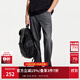 杰克·瓊斯（JACK&JONES）25年男裝秋季903直筒牛仔褲男黑灰色彈力休閑寬松潮流褲子品牌 A16灰牛仔-非涼感 寬松直筒，卡碼拍小 31 175 W31/L30