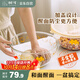樹(shù)可帶蓋和面盆大號廚房專(zhuān)用食品級高硼硅玻璃揉活面碗烘焙打蛋發(fā)奶油