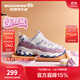Skechers斯凱奇兒童蛋糕熊熊貓鞋女童時(shí)尚經(jīng)典老爹鞋百搭休閑鞋303951L 薰衣草色/LAV 37