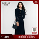歌莉婭 冬季新品  絲絨連衣裙  1CCR4H540 00B黑色 XL