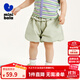 迷你巴拉女童兒童可愛(ài)純棉褲子25夏新款【燈籠短褲】 豆沙綠40063 90 cm