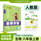 世紀(jì)金榜 八上2026版金榜學(xué)案初中八年級(jí)上冊(cè)語(yǔ)文數(shù)學(xué)英語(yǔ)物理生物歷史道德與法治地理初二上冊(cè)同步練習(xí)冊(cè)教材全解 生物（八上、人教版） 2026版