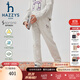 哈吉斯（HAZZYS）童裝女童褲子秋新品簡(jiǎn)約索羅娜彈力舒適長(zhǎng)褲 海鷗灰 155