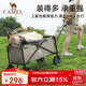 CAMEL戶(hù)外野營(yíng)車(chē)買(mǎi)菜車(chē)溜娃車(chē)遛狗車(chē)推車(chē)露營(yíng)搬運折疊便攜野餐營(yíng)地車(chē)