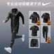 NBA CARES冬季跑步套裝男士加絨運動(dòng)晨跑速干衣秋冬體育訓練服冬天戶(hù)外運動(dòng) NK加絨運動(dòng)【五件套】 L (適合110-130斤)