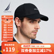 諾帝卡（NAUTICA）男裝春夏新款休閑棒球帽男HE4101 黑色0TB 均碼 F