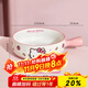 滿(mǎn)朝佳手柄碗家用陶瓷烤碗高顏值拉面碗色釉米飯碗餐具卡通泡面湯飯碗 把手碗【凱蒂貓】