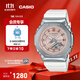卡西歐（CASIO）G-SHOCK 冬日璀璨主題  GMA-S2100運動(dòng)女士手表防水手表 送女友 GM-S2100WS-7APR