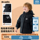 馬·拉?。∕.Latin）馬拉丁兒童羽絨服25冬新款男小童立體抱抱獸三防連帽羽絨服 太空黑 100