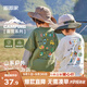 嘟嘟家寶寶T恤秋裝兒童假兩件打底衫春秋男童百搭長(cháng)袖女童寬松上衣T恤衫 綠色 80 cm