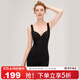 美人計新款國潮大師系列連體衣春夏季塑身內衣收腹女6066 優(yōu)雅雅黑 XL (建議體重50KG_60KG)