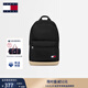 TOMMY JEANS25新款春夏男裝休閑校園風(fēng)刺繡大容量書(shū)包雙肩背提包13356 黑色BDS 均碼