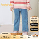 巴拉巴拉童裝女童牛仔褲加絨兒童褲子秋冬加厚小童寶寶潮 牛仔淺藍88101 105