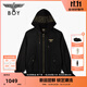 BOY LONDON【信條之心】秋男女同款夾克朋克休閑潮牌外套N23032 黑色 XL