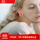special歐美時(shí)尚森系耳飾耳釘耳墜耳環(huán)女花開(kāi)呢喃 芭比粉時(shí)尚耳釘款