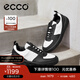 愛步（ECCO）*板鞋男鞋 休閑板鞋圓頭厚底休閑鞋男明星同款 街頭720 520814 HL 黑色/白色52081450669 41