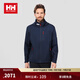 HELLY HANSEN, HH海麗漢森h(huán)h25秋經(jīng)典款CREW男款休閑戶(hù)外運動(dòng)梭織抓絨外套軟殼 藏青色 L